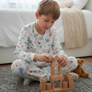 Erkek Penye Pijama Takımı ( SLEEPY DİNO)